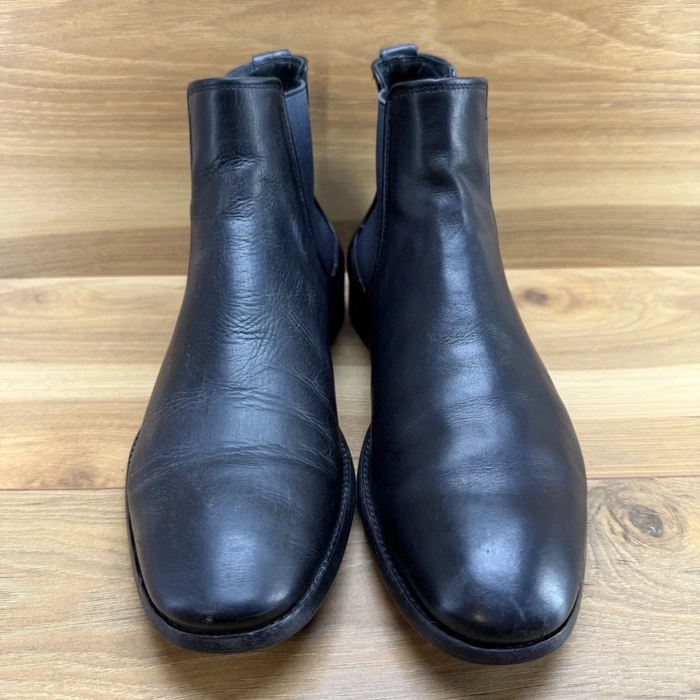 PAUL SMITH Chelsea Boots Mens US 9 UK 8 EU‎ 42 Black Leather Ankle Boots